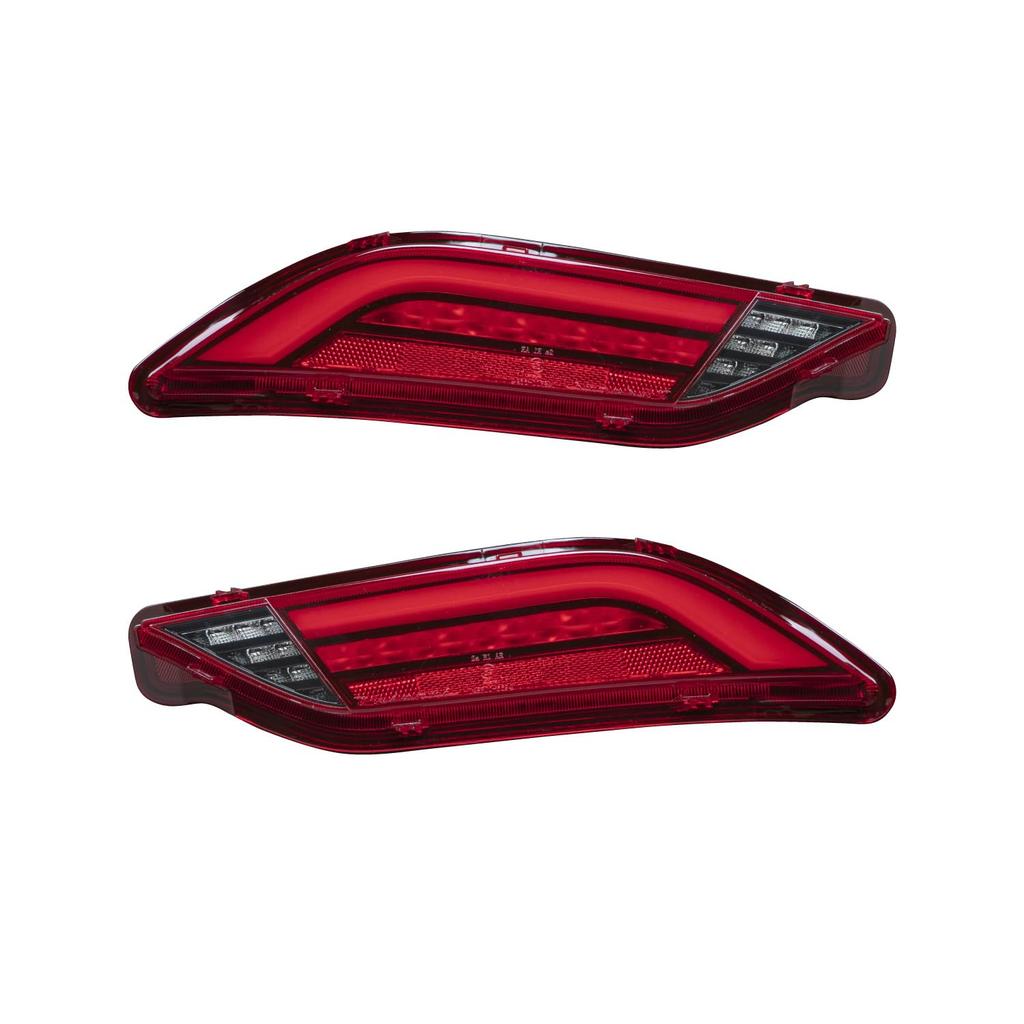 Valenti Jewel LED Lower Tail Lamps REVO for Toyota Harrier 80 Series 2020 August with Red Safety Standard Compliant and Certified (June - 2022)