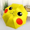 1 Stück Pikachu Pokémon Automatischer Auf-/Zuklappbarer Regenschirm, Winddichte 8-Rippen-Konstruktion, Leichter Reise-Regenschirm für Damen/Herren 46