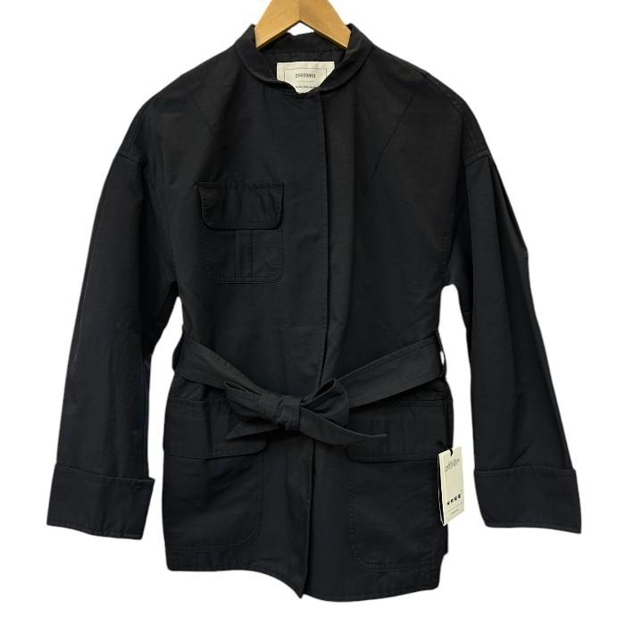 [Used] [Unused item] PLST stand collar military coat 2 navy 12-5109007 W4