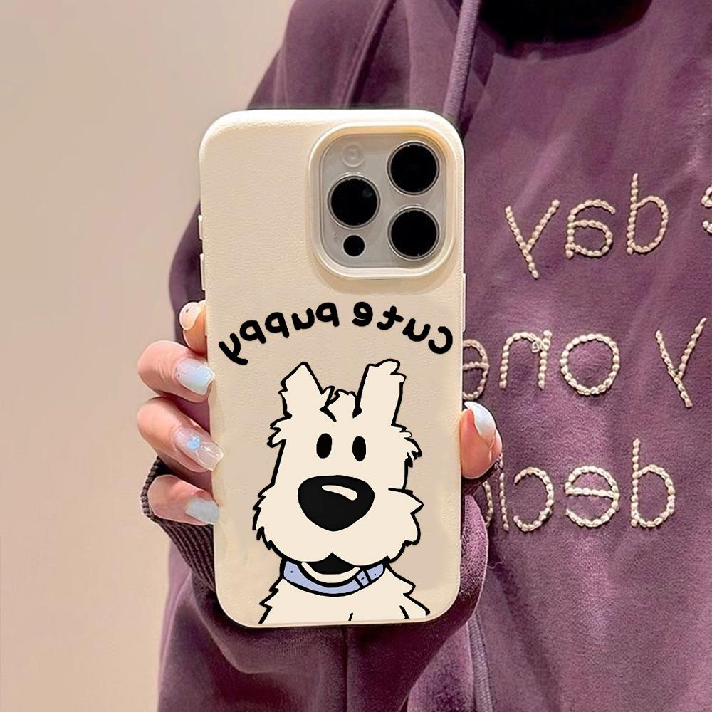 Phone Case for iPhone 11 13 Case iPhone 12 14 15 16 Pro Max 12 Pro 15 Plus Leather Painted Waterproof Drop-proof and Wear-resistant Cartoon