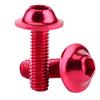10pcs Motorcycle Windshield Bolts Nut Washers Universal Motorbike Fairing Mounting KitRed
