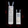 Transparent Noctilucent Remote Control Cover For TV Air Conditioner Rabbit Ear Remote Dustproof Protective Case Sheath Sleeve