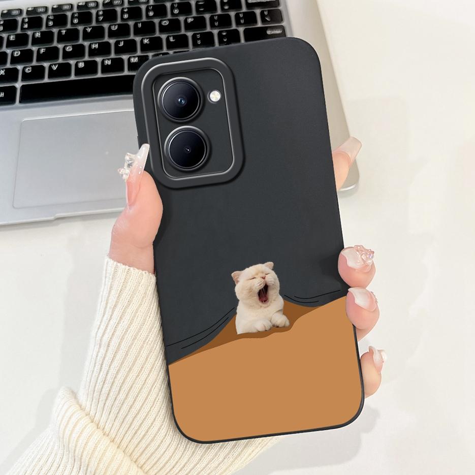 For Realme 10 4G Case RMX3630 Cute Panda Cartoon Cover Soft TPU Phone Case For Realme 10 Pro Plus Pro+ Realme10 5G Fundas Bumper