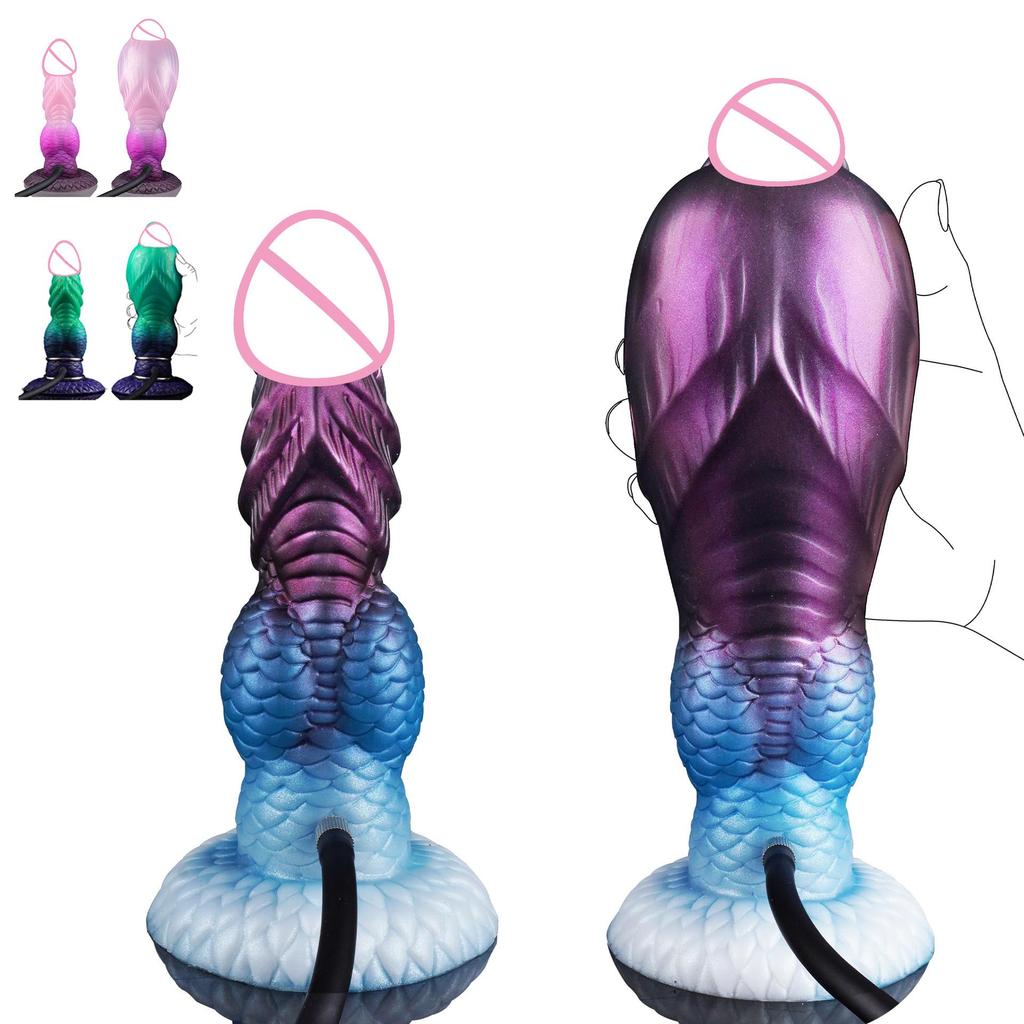 Inflatable Alien Phallus: Expandable Female Couples Toy & Anal Dilator
