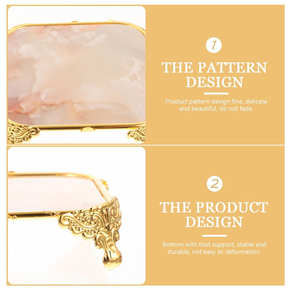 Cake Stand Dessert Gold Cupcake Display Shelf Coffee Station Decor Fruit Cakes Portable Tray Metal Multi-layer Pastry