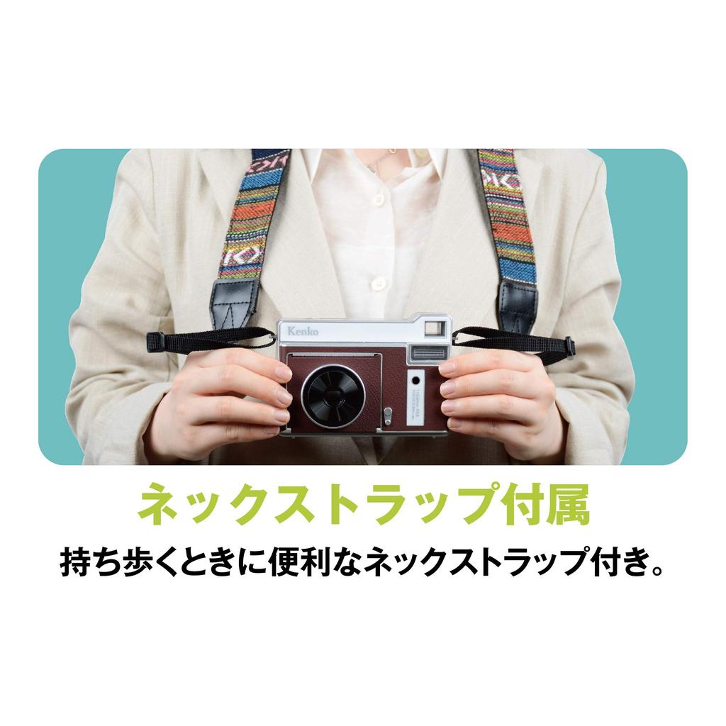 Kenko Instant Monochrome Uses Thermal Can Print Approximately 80 Micro USB BR Camera, Camera, Brown, Paper, Times, Charging, KC-TY01