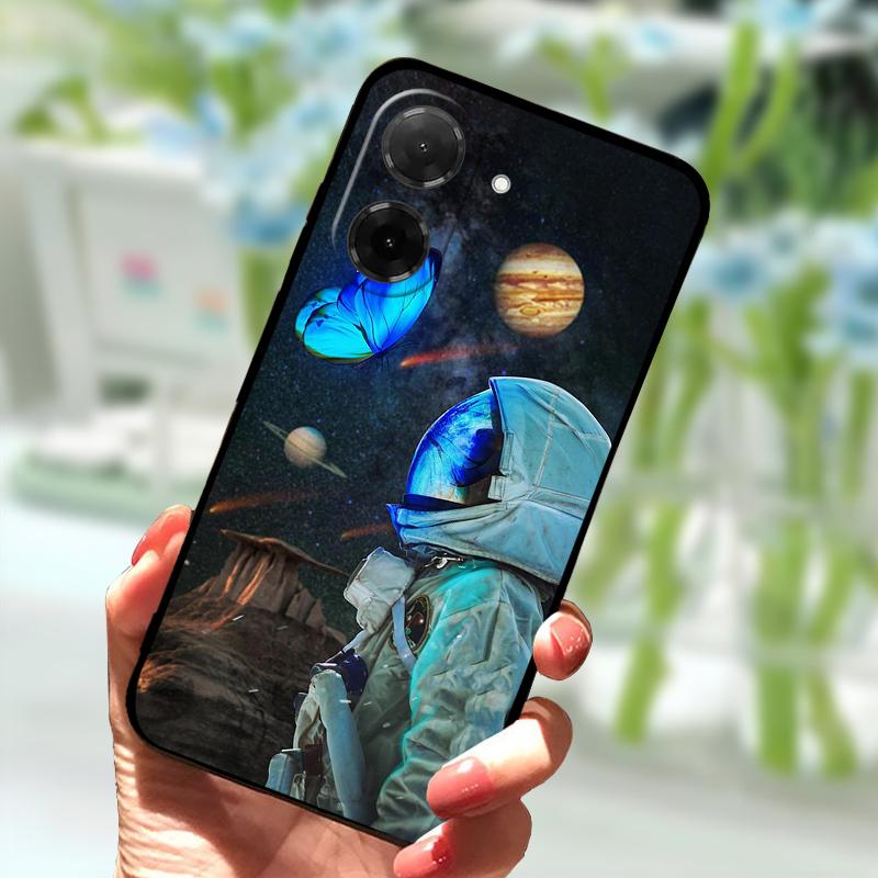 Custodia Morbida Per Xiaomi Redmi A5 4G Silicone TPU Nera Copertura Protettiva Per Telefono Per Poco C71 4G Design Popolare Bumper Ammortizzanti Borse