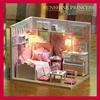 Caixa de Brinquedos DIY Teatro Modelo Menina Casa Casa de Bonecas Miniatura Presente