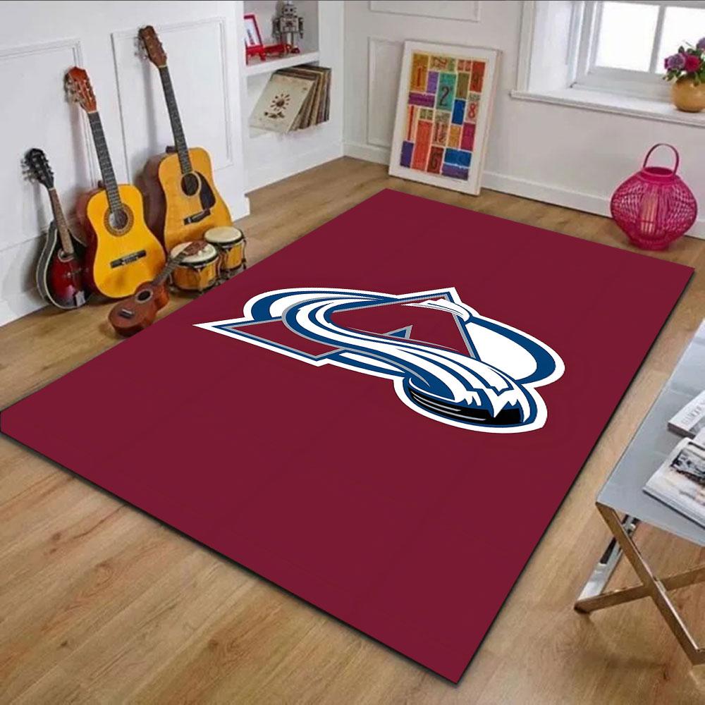 Mountain Avalanche Logo Design Patterned carpet, non slip mat suitable for living room and bedroom sofas