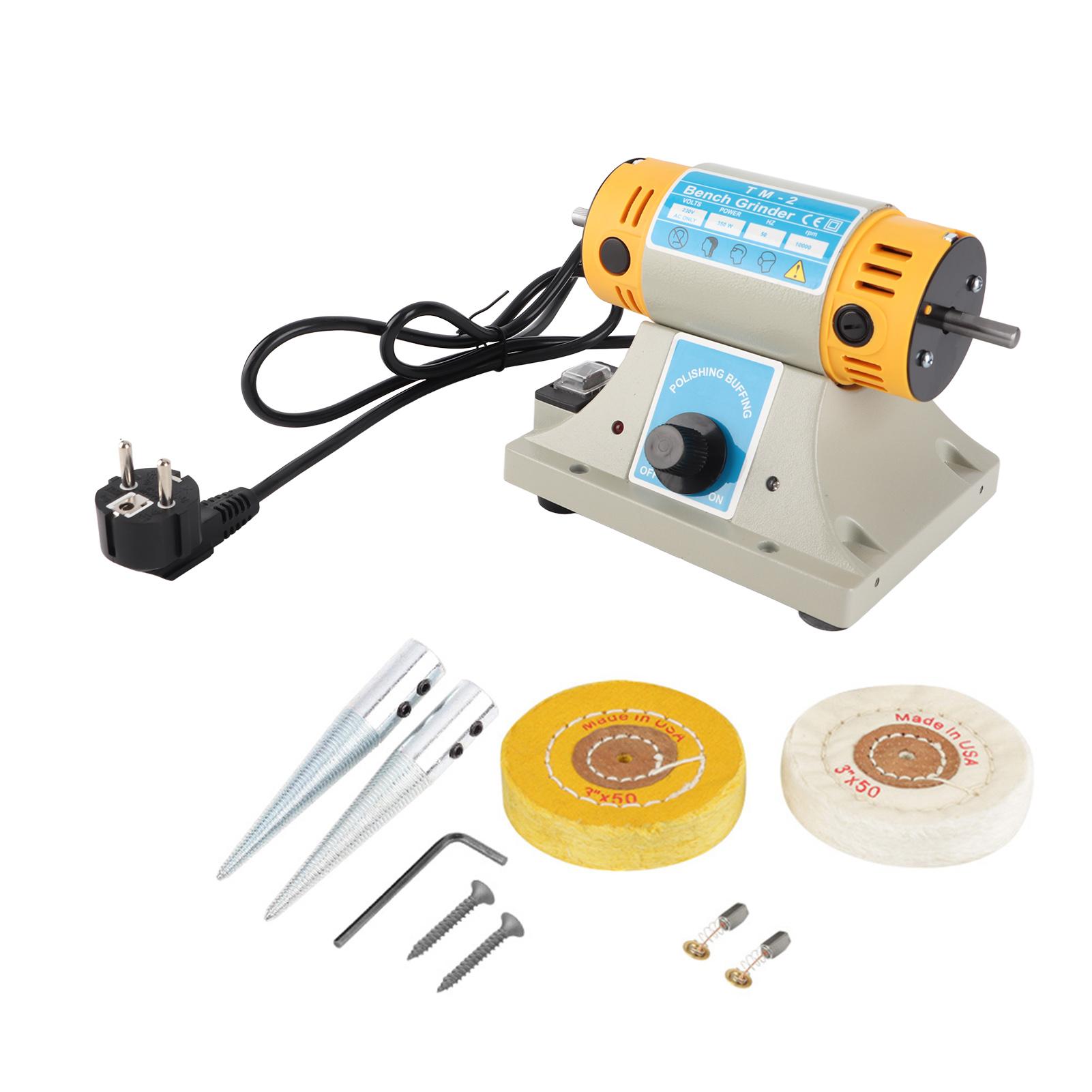 

350 Вт электрическая шлифовальная полировальная машина для ювелирных изделий стоматологический токарный станок мотор чёрный