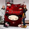 Personalized Custom Name Blanket - Pucca Print Design,Blanket for Sofa,Bed,Travel,Camping - Soft and Warm, Great Gift