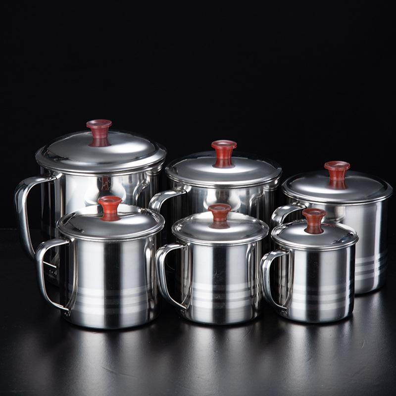 304 Stainless Steel Camping Cup with Lid - Kids' Custom Drinking Cup