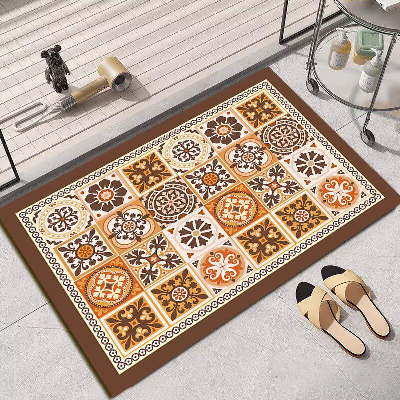 Modern Cute Room Decor Bedroom Carpet  Plaid Pattern Big Size Soft Living Room Rugs Lint-free Easy Clean Non-slip Mat for Kids