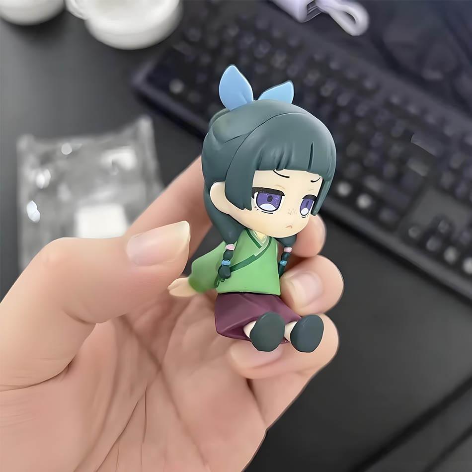 6cm Maomao Jinshi Action Figure Jinshi Statue Pvc Model Collection Action Figures Mini Cute Maomao Figurine Doll Gifts