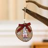 Christmas Bows Wooden Decorations Log Pendants Christmas Tree Pendants Christmas Decorations