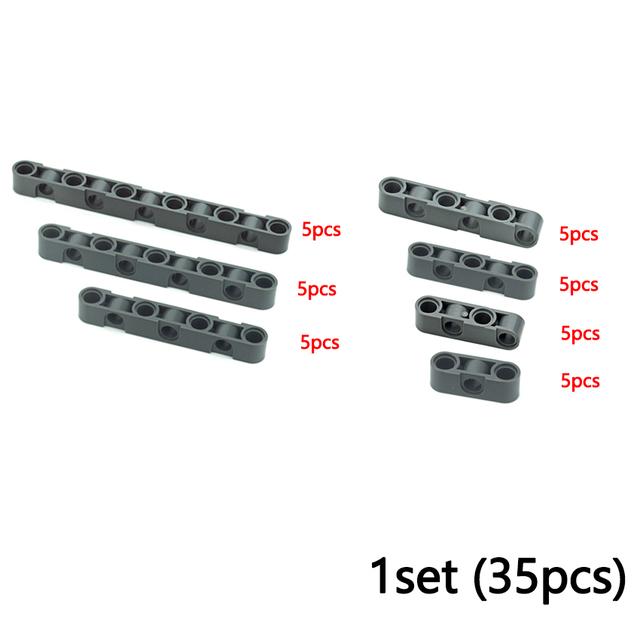 Mattoncini MOC Tecnici Braccio di Sollevamento Trave Foro Spesso Figure 1x3 1x4 1x5 1x6 1x7 1x9 1x11 Sostituzione Parti Compatibile Tutte le Marche