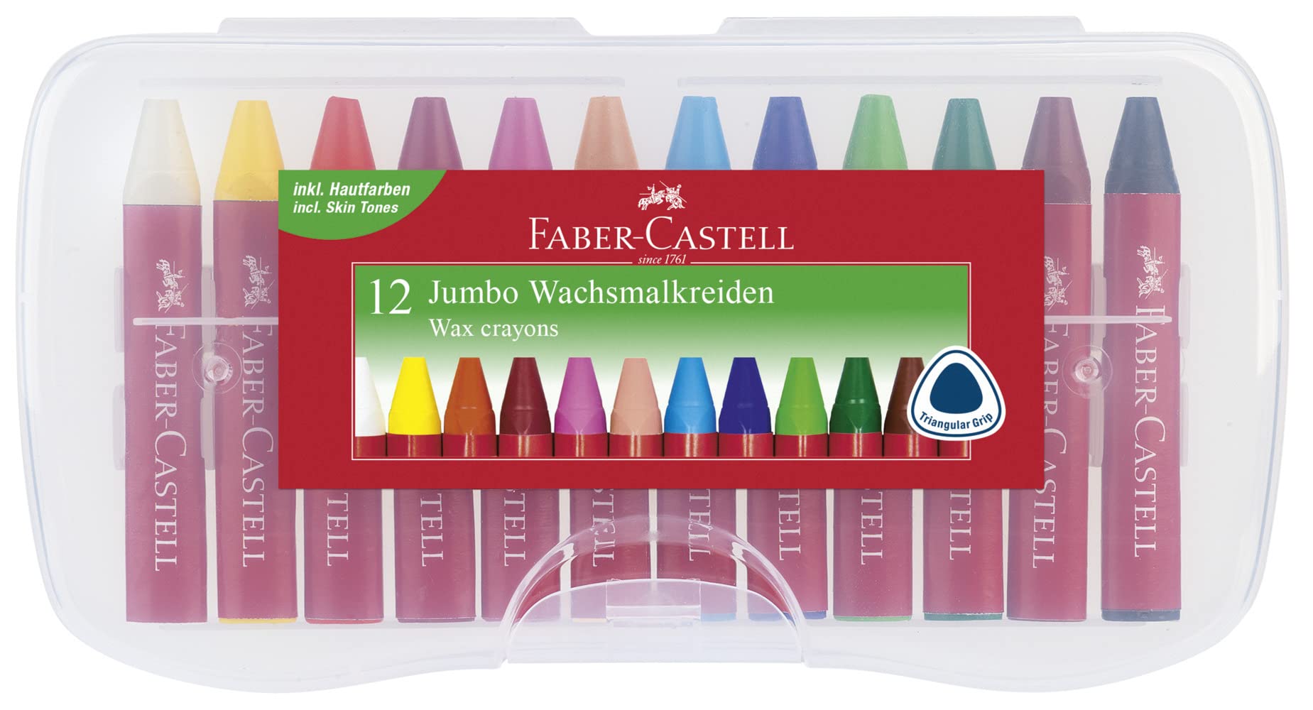 

восковые мелки jumbo 12 цветов набор 120011 Faber-Castell