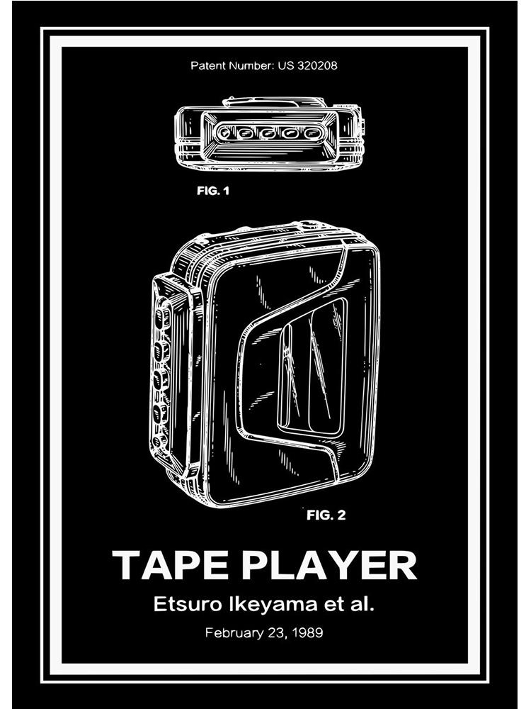 Vintage Musical Instrument Patents Posters Canvas Painting Guitar Saxophone Boombox Video Game Machine Wall Art Room Home Decor