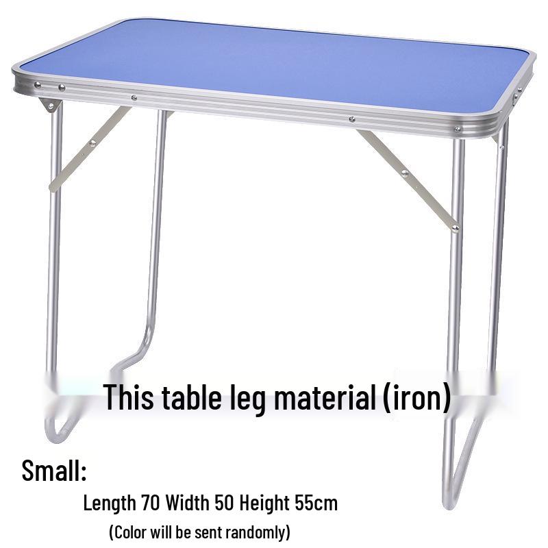 Portable Aluminum Alloy Folding Table and Chairs for Outdoor Camping, Night Market, and Leisure Activities