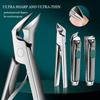 Professional Toe Nail Clippers Thick Ingrown Toenails Large Wide Jaw Opening Slanted Long Handle Fingernail Scissors Manicure