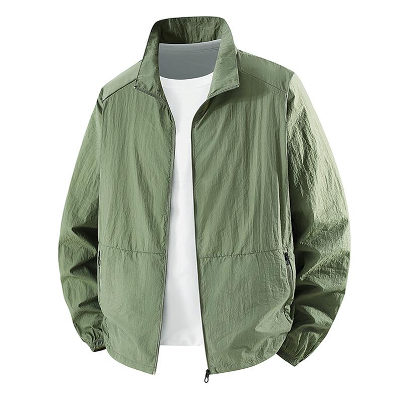 Autumn Men's Long-Sleeved Casual Sports Jacket and Hoodie Set - Simple & Versatile