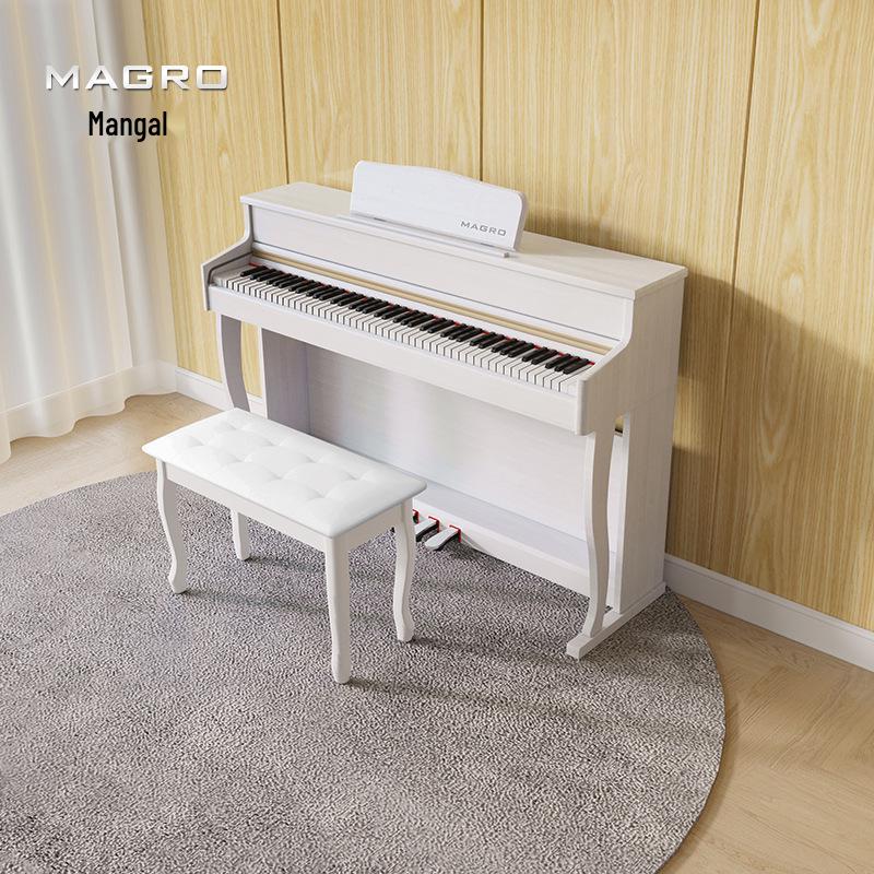 88-Key Upright Weighted Hammer Electric Smart Piano for Professional and Children's Use