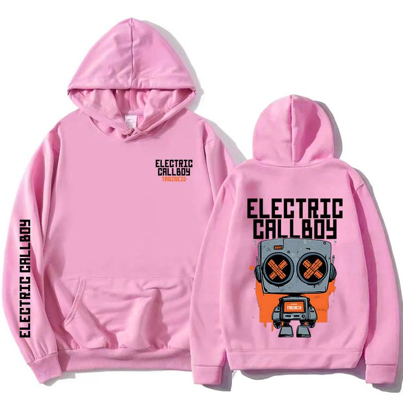 Tanzneid Robot Hoodie ELECTRIC CALLBOY Heavy Mental Style Sweatshirt Long Sleeve Fleece Hooded Pullovers Graphic Merch Unisex jackets Anime Hoodie