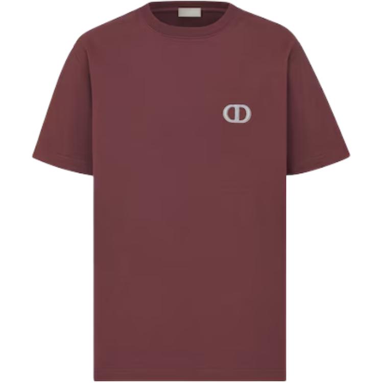DIOR Logo Detailed Crewneck T-Shirt 943J605A0554-C488