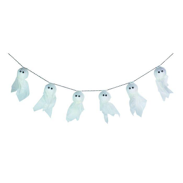 Guirlande fantômes d'halloween 2 m