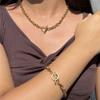 New Style Stainless Steel Toggle Jewelry Sets For Men Women Link Chain Bracelet And Necklaces Set