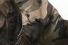 Aspersio Camouflage Hoodie and Pants Oversized Long Sleeve Fashion Cargo Long Set Army Green Men's Set, Stylish, Full-Zip, Workwear, Outdoor, Airsoft,