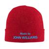 Music by John Williams Warm Knitted Cap Winter Knit Bonnet Hat Skullies Beanies Hip Hop Caps for Unisex