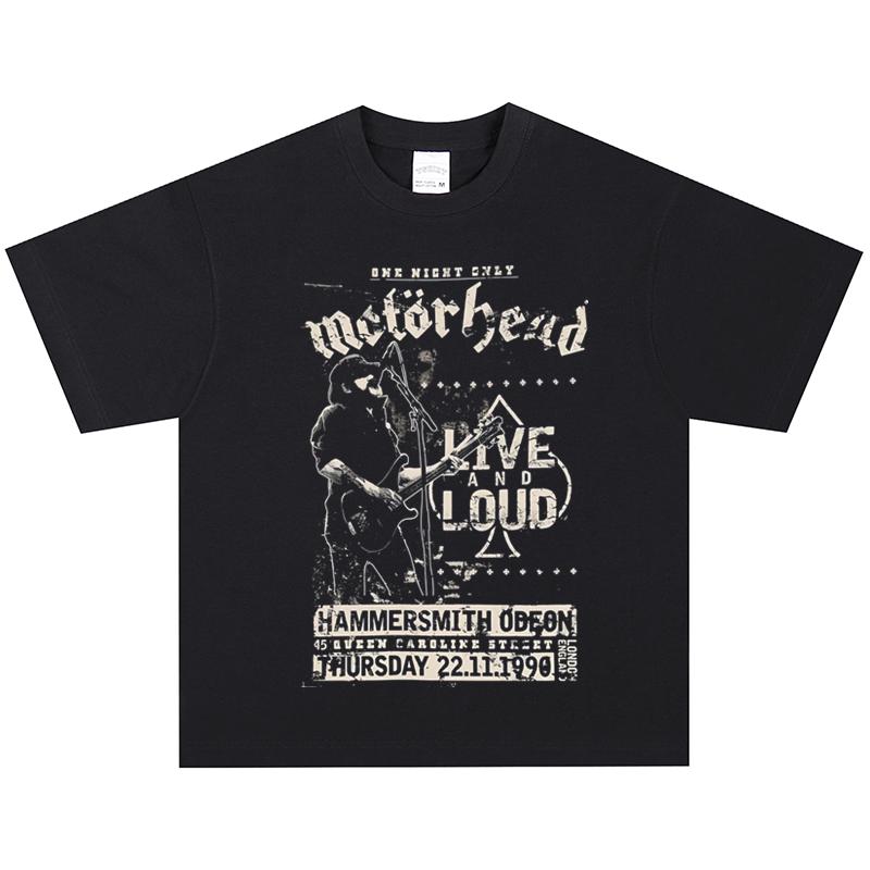 Motorhead Live T-Shirt, Soft Fabric Casual Daily Wear XXXXL