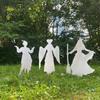 Halloween Theme Witch Outdoor Garden Decorative Stakes Horrifying Party Scene Props Hand Floor Insert for Lawn Ornaments