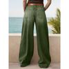 2026 New Women's Loose Fit Wide Leg Straight Jeans, Vintage Slimming Cropped Denim Pants for Casual Daily Wear