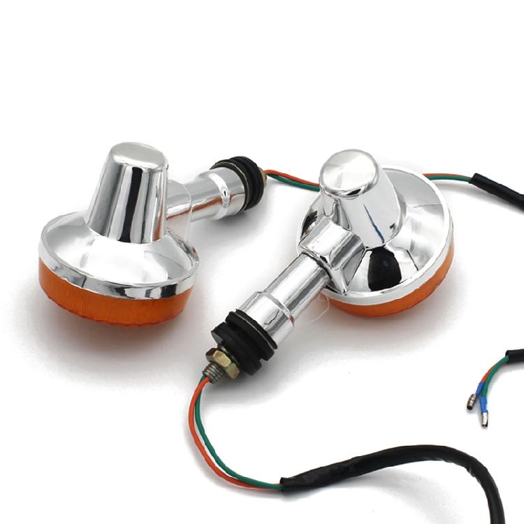 2Pcs Motorcycle Turn Signal Flashers Indicator Light for GN125 HJ125 for