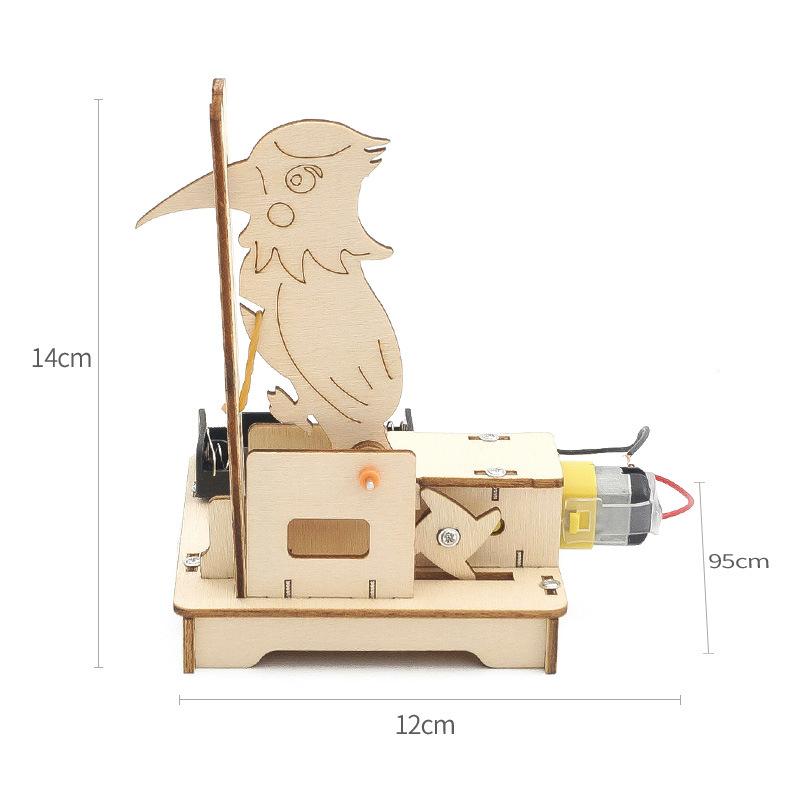 

Пособия для обучения, Маленькое производство, Ручная работа, Сборка модели дятла