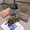 Dámská taška, nová malá ledvinka s leopardím vzorem, trendy módní řetízek, taška přes rameno na mobilní telefon, módní taška přes rameno.