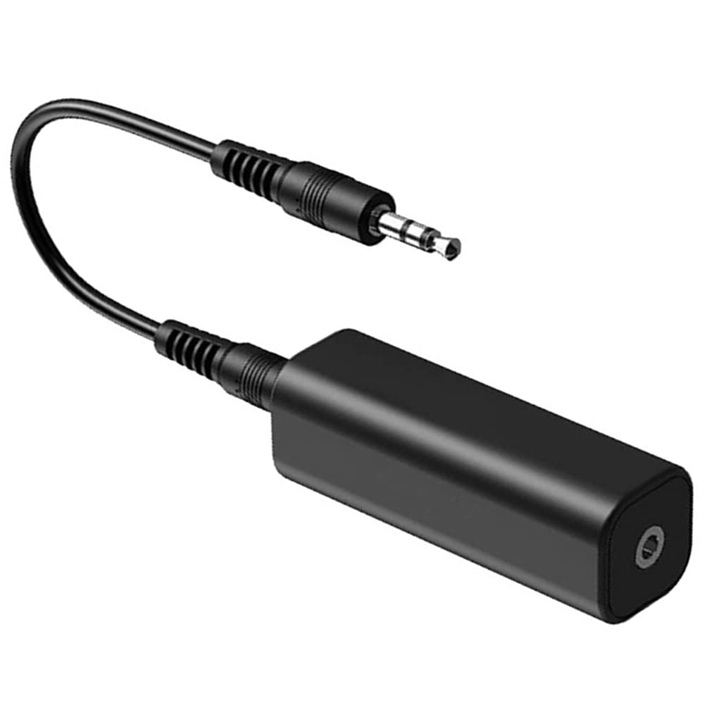 Shufearo 1 Piece Speaker Line 3.5mm Aux Audio Noise Filter Ground Loop Noise Isolator