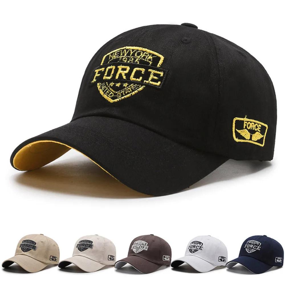 New Embroidered Shield Baseball Hat Men And Women Spring And Summer Outdoor Sun Protection Baseball Cap