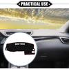 Car Dashboard Cover Mat Compatible for Ford Fusion 2003-2007, Protective Polyester Red Center Console Interior Trim Dash Board Mat