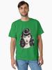 Pulp Bettie Page pinup in black and white with red lips Classic T-Shirt