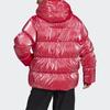 Adidas Originals Trefoil Os Daunen-Pufferjacke Lässig Locker Mit Kapuze Brot-Daunenjacke Winter Damenjacke Energy-Pink GD2519