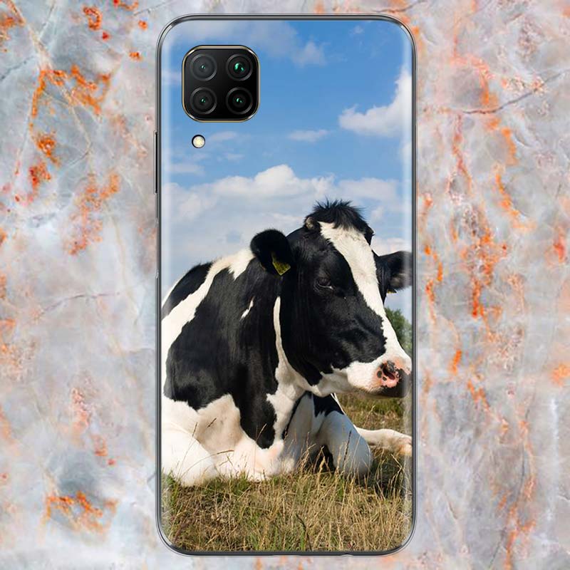 Söt djurko För Huawei Mate 40 30 20 20X 10 RS P Smart 2021 2020 Z S Pro Plus Lite 2019 Telefonskal