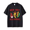 Red Hot Silly Peppers Funny Meme Graphic T Shirts Unisex Women Vintage Gothic Metal Rock Tshirt Unisexs Summer Casual Humor Tshirts