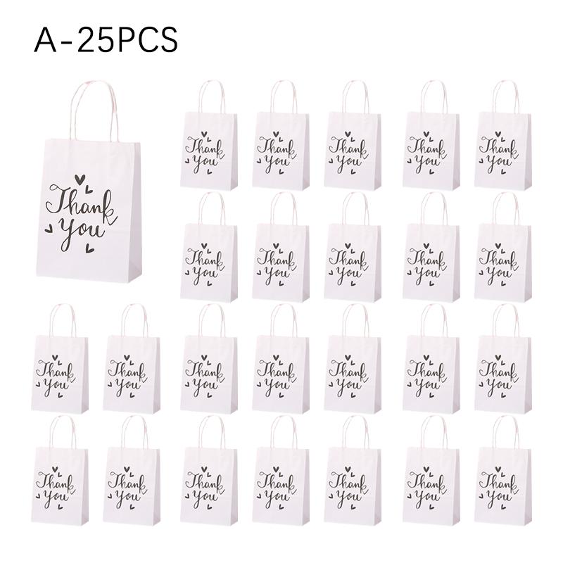 

100Pcs Cowhide Bag Thank you Cookie Bag Self-Adhesive Candy Bag For Wedding Birthday Party Gift Bag Biscuit Baking Packaging Ba 27X21X11CM