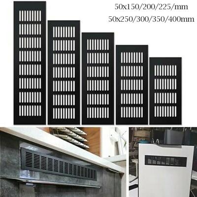 Accessories Air Vent Grille Wall Replacement Ventilation Cover Wardrobe 50*150-400mm Aluminum Multi-functional