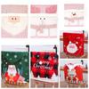 Soft Xmas Dinner Chair Seat Cover Snowman Festival Table Decor  Home Decoration