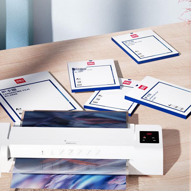 Deli A4 Laminating Pouches CN plug (adapter included)