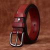 Women's Leather Belt Fashionable Retro Emboss Leather Belt Women's First Layer Cowhide Casual Pin Buckle Jeans Belt Women's